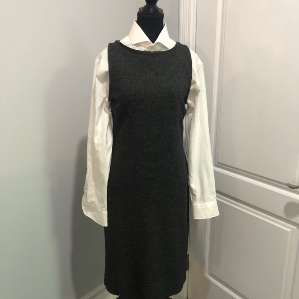 Designer QualityTwo Piece Medium Merino Wool Dress and Bolero - Picture 3 of 7